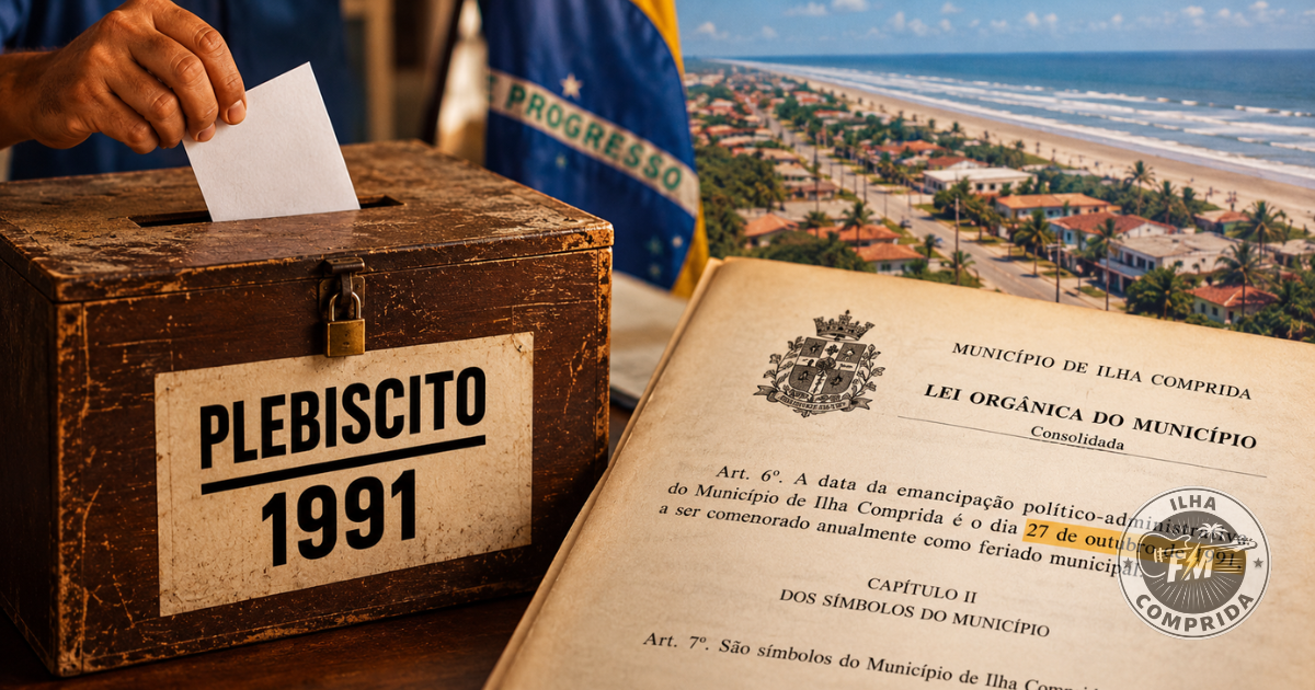 Imagem representativa de votação relacionada ao plebiscito de emancipação